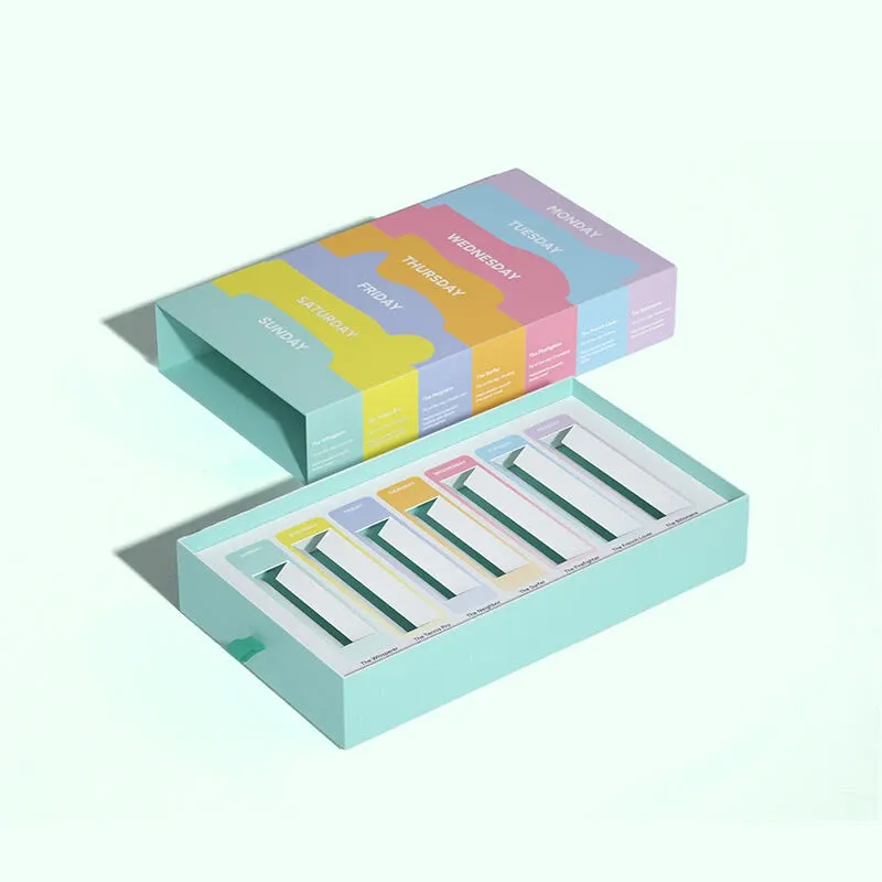Drawer boxes packaging example