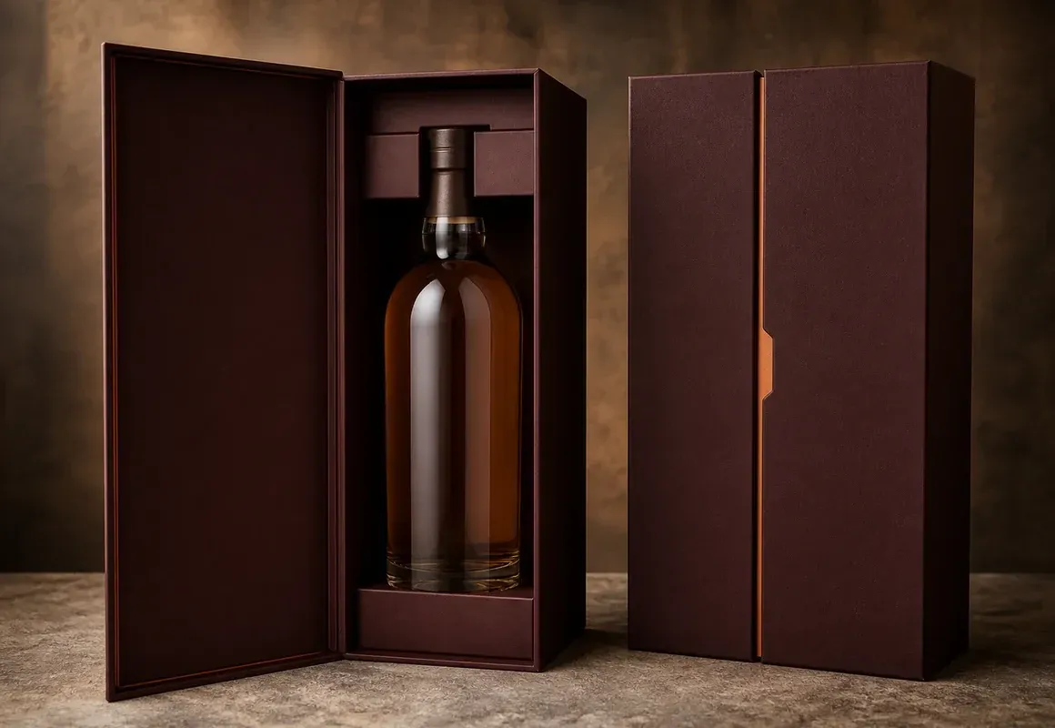 Wine & spirits boxes packaging design reference